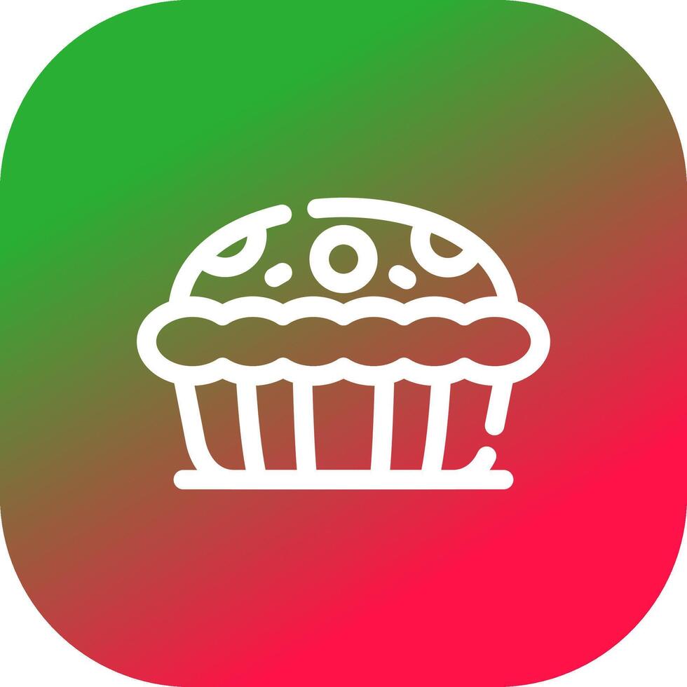 diseño de icono creativo de pastel de manzana vector