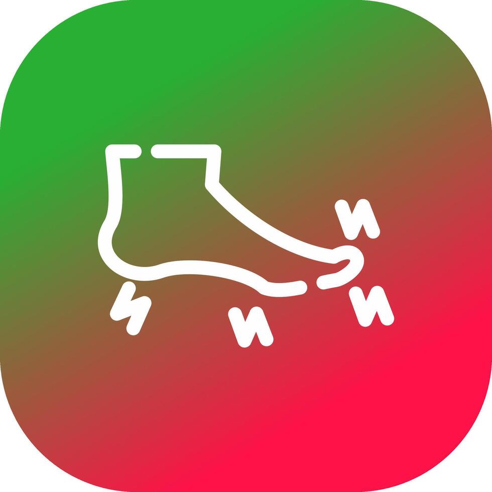 Foot Creative Icon Design vector