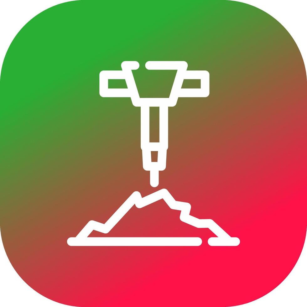 Drill Creative Icon Design vector