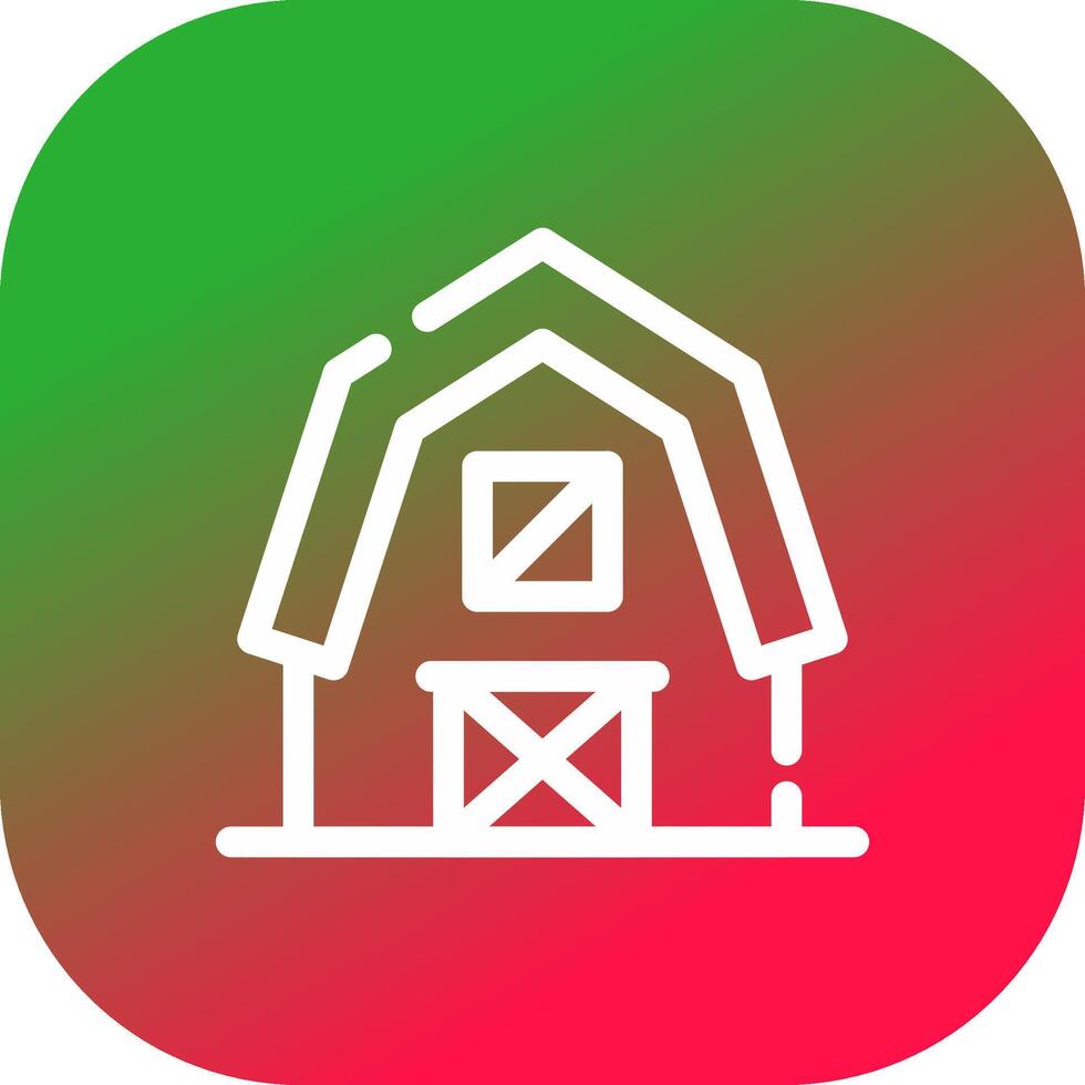 Barn Creative Icon Design vector