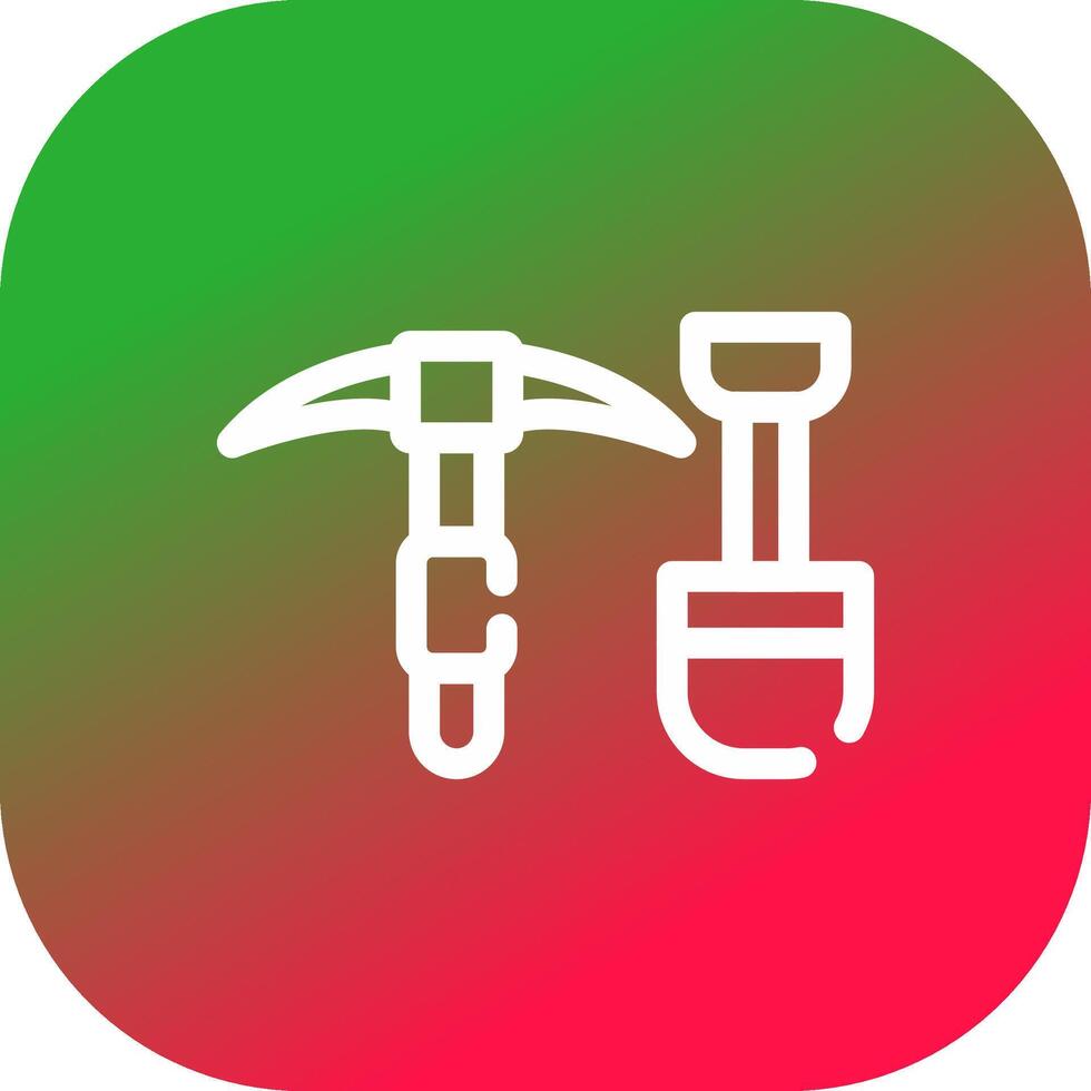 Material Mining Creative Icon Design vector