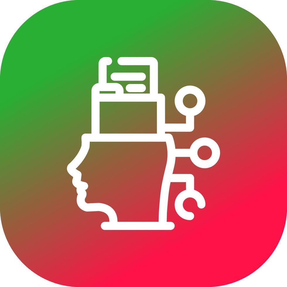 Intelligent Data Creative Icon Design vector