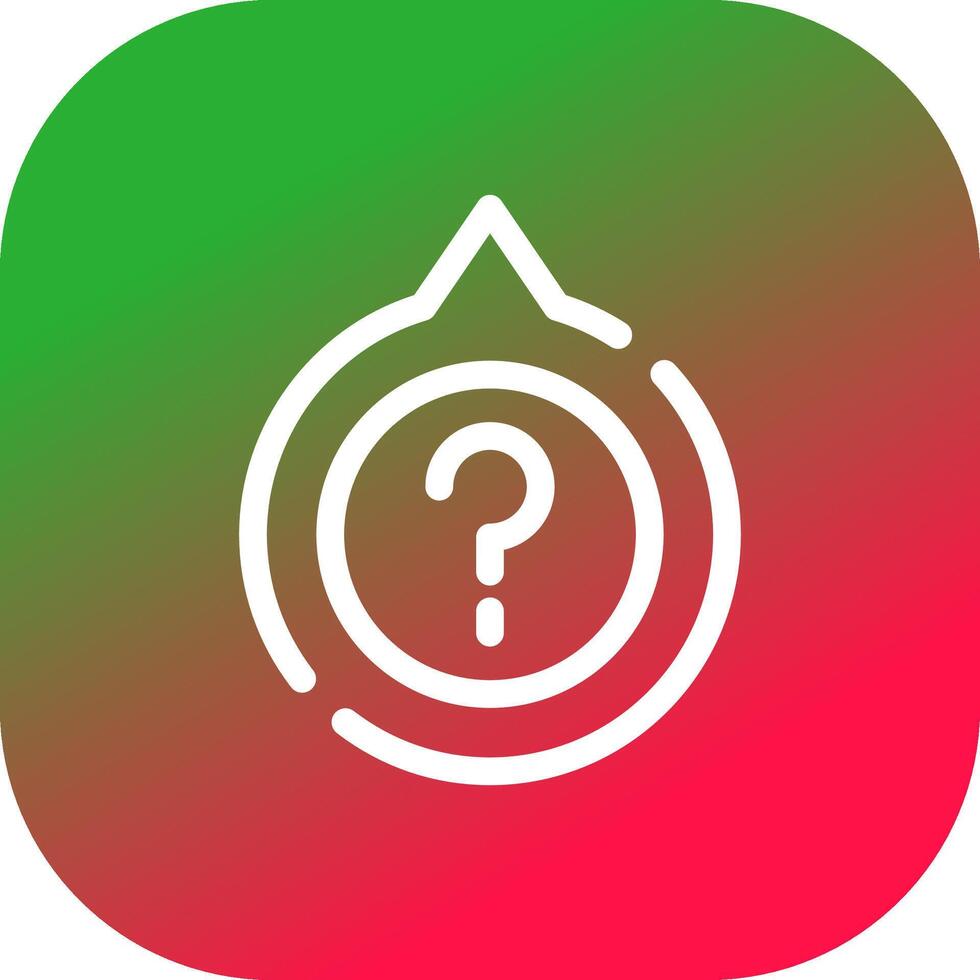 Question Creative Icon Design vector