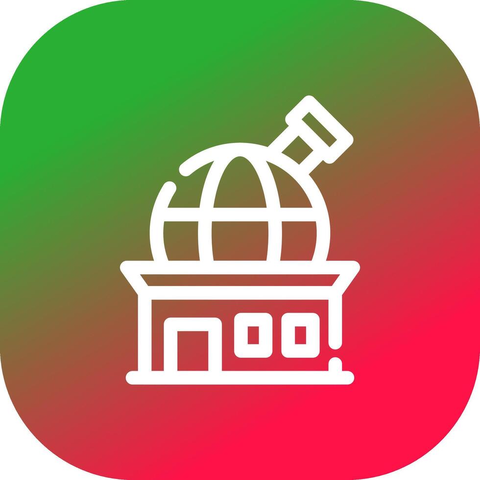 Observatory Creative Icon Design vector