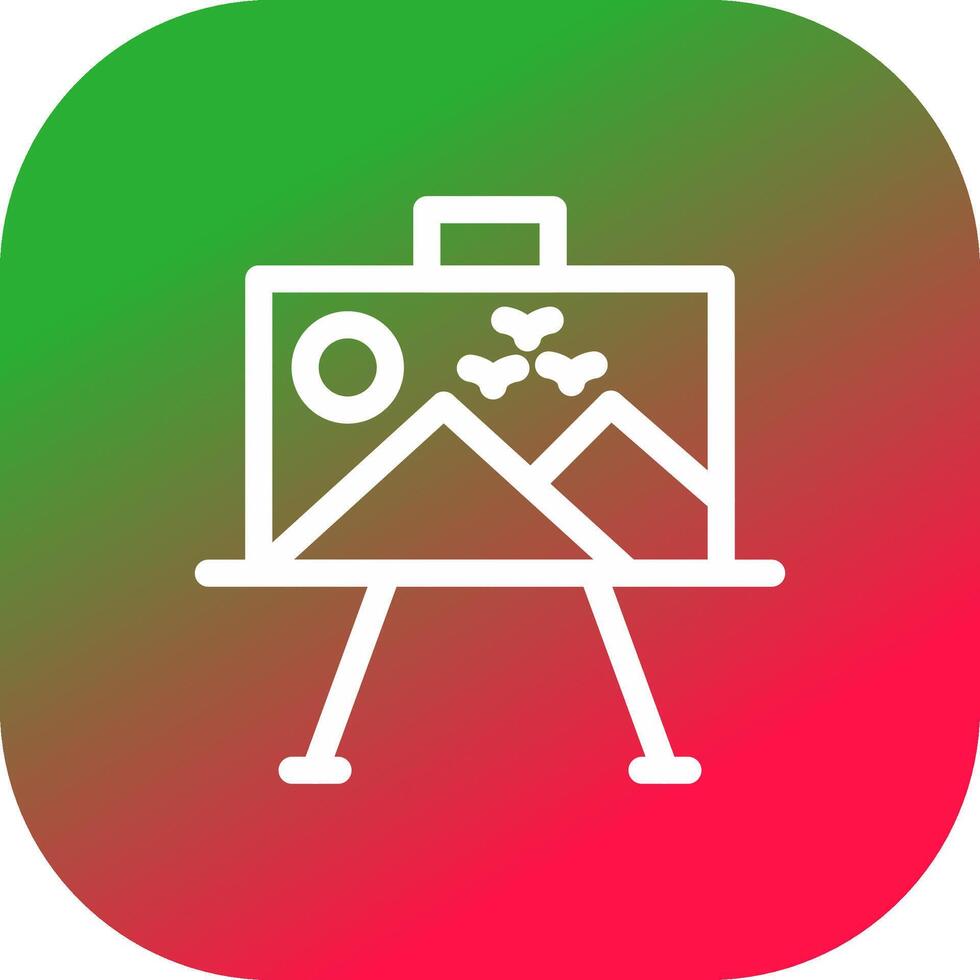 Paint Canvas Creative Icon Design vector