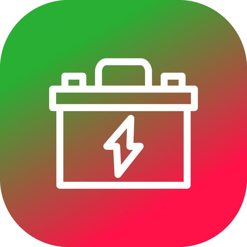 Battery Creative Icon Design vector