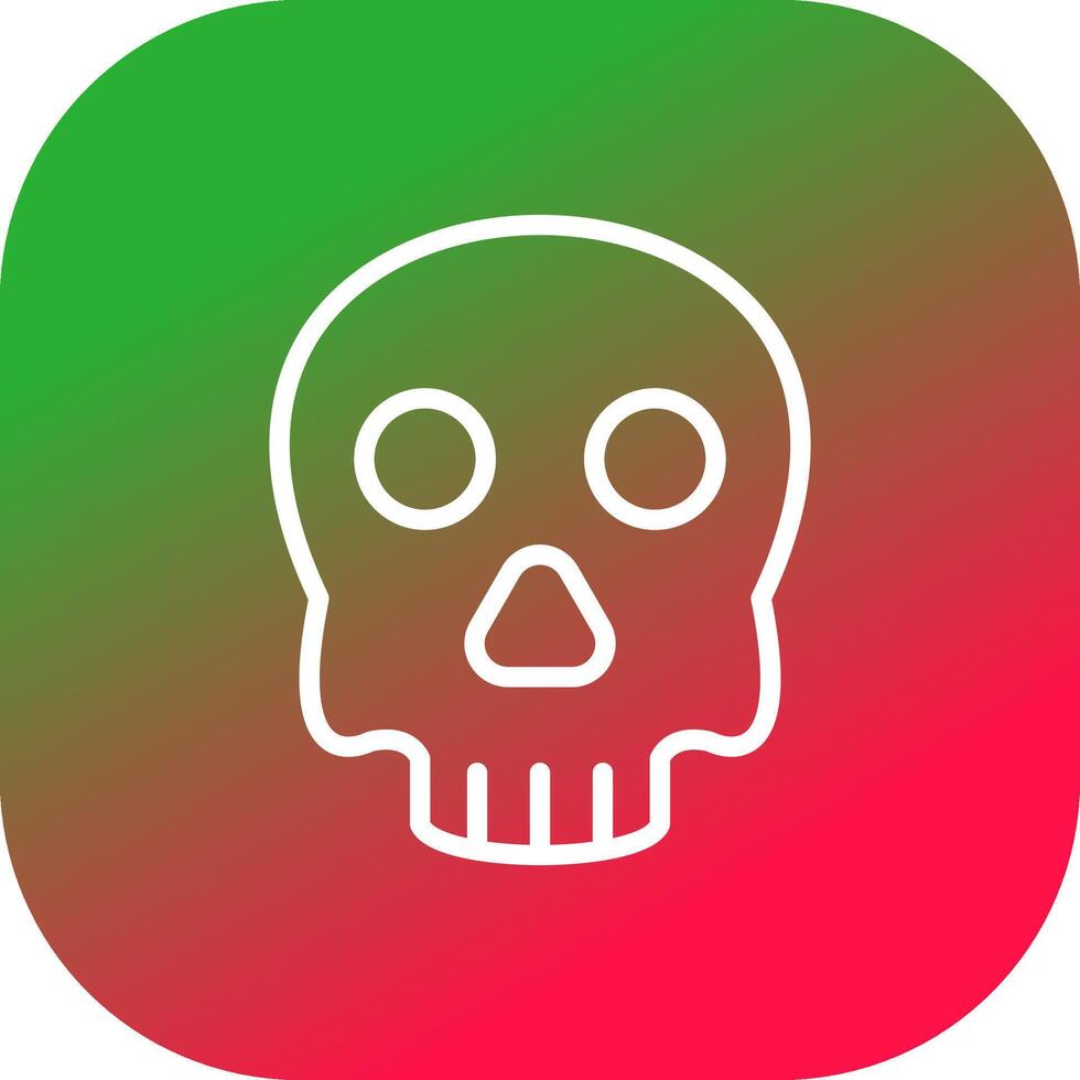 diseño de icono creativo de calavera vector