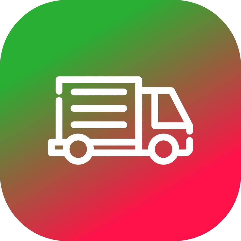 Delivery Truck Creative Icon Design vector