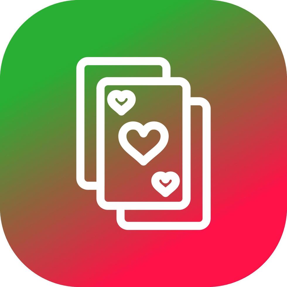 Playing Cards Creative Icon Design vector