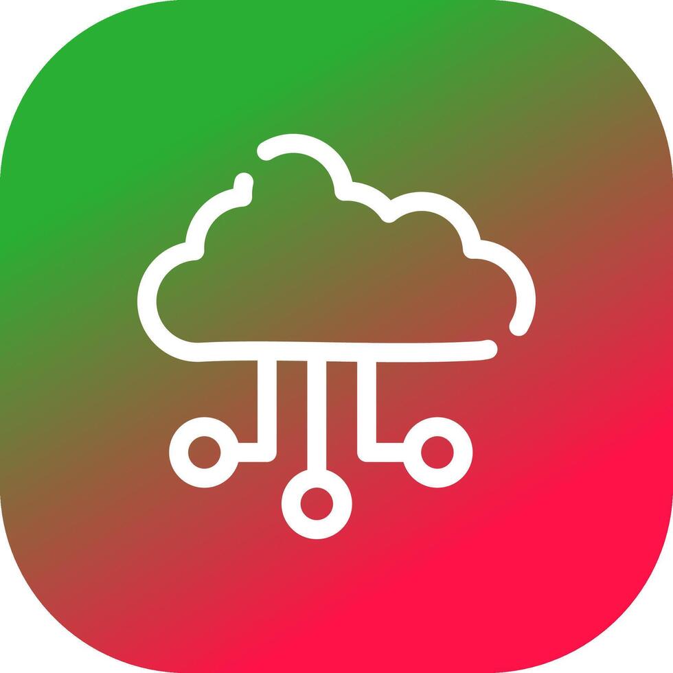 diseño de icono creativo de nube vector