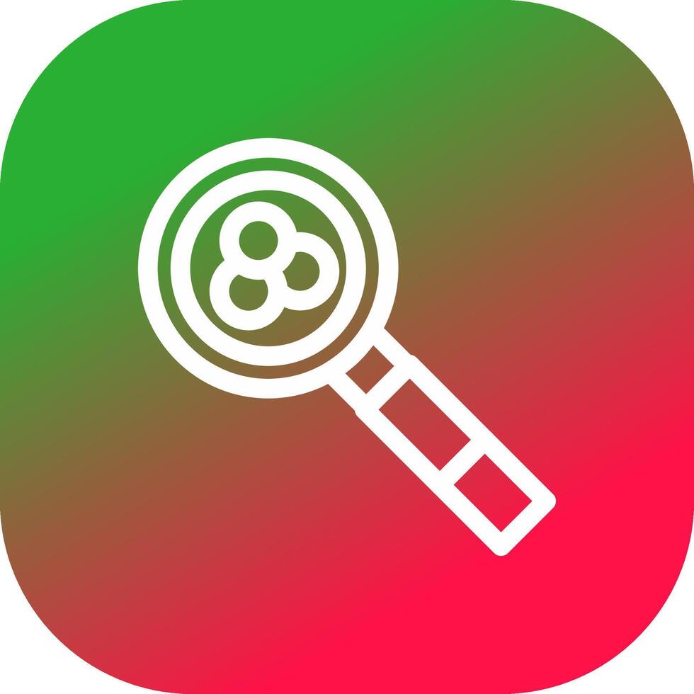 Magnifying Glass Creative Icon Design vector