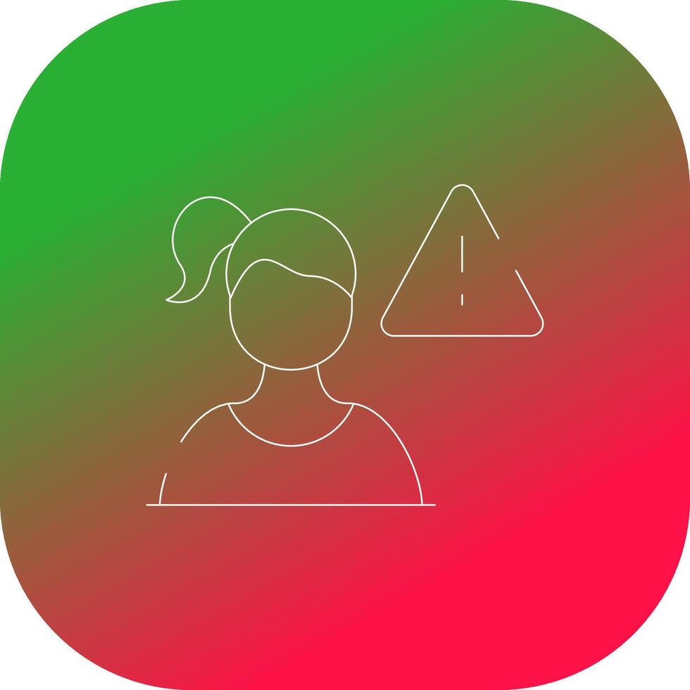 Cautious Creative Icon Design vector