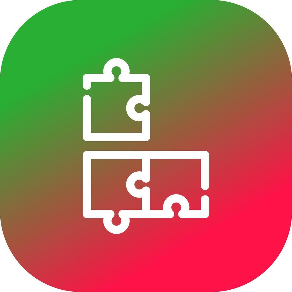 Puzzle Creative Icon Design vector