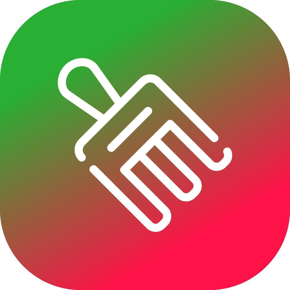Comb Creative Icon Design vector