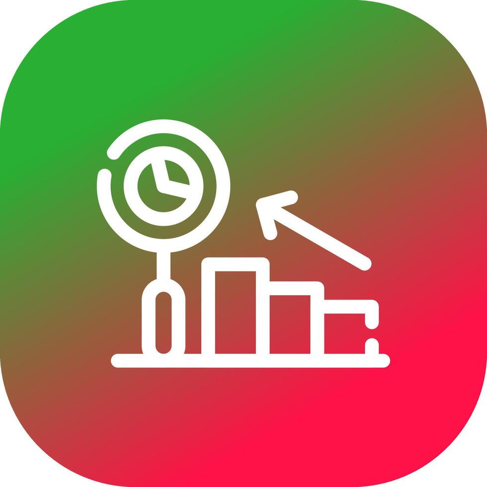 Predictive Analytics Creative Icon Design vector