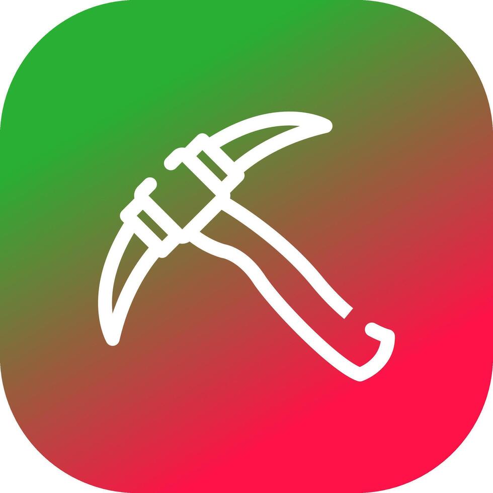 Pickaxe Creative Icon Design vector