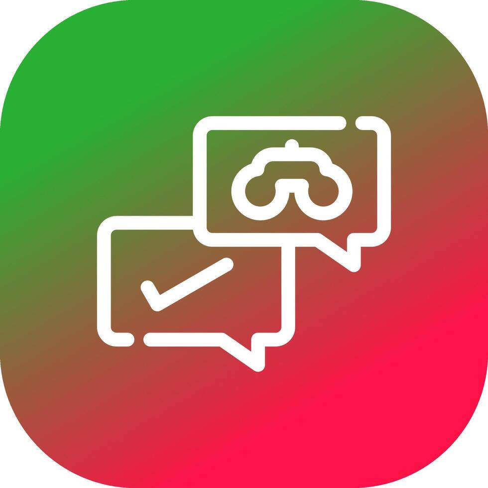 Game Chat Creative Icon Design vector