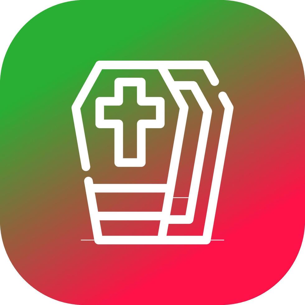 Coffin Creative Icon Design vector