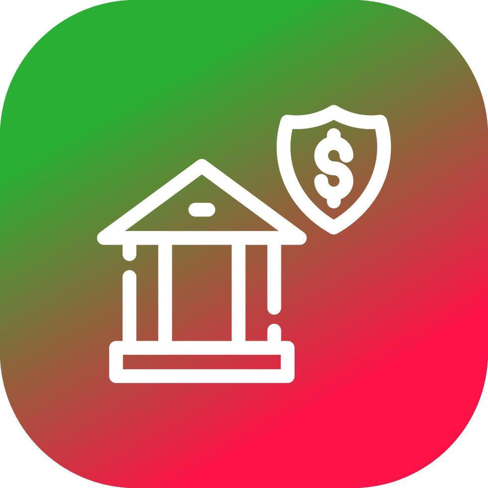 Banking Security Creative Icon Design vector