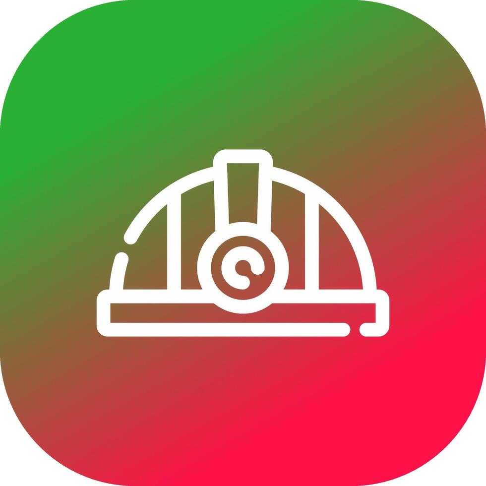 Helmet Creative Icon Design vector
