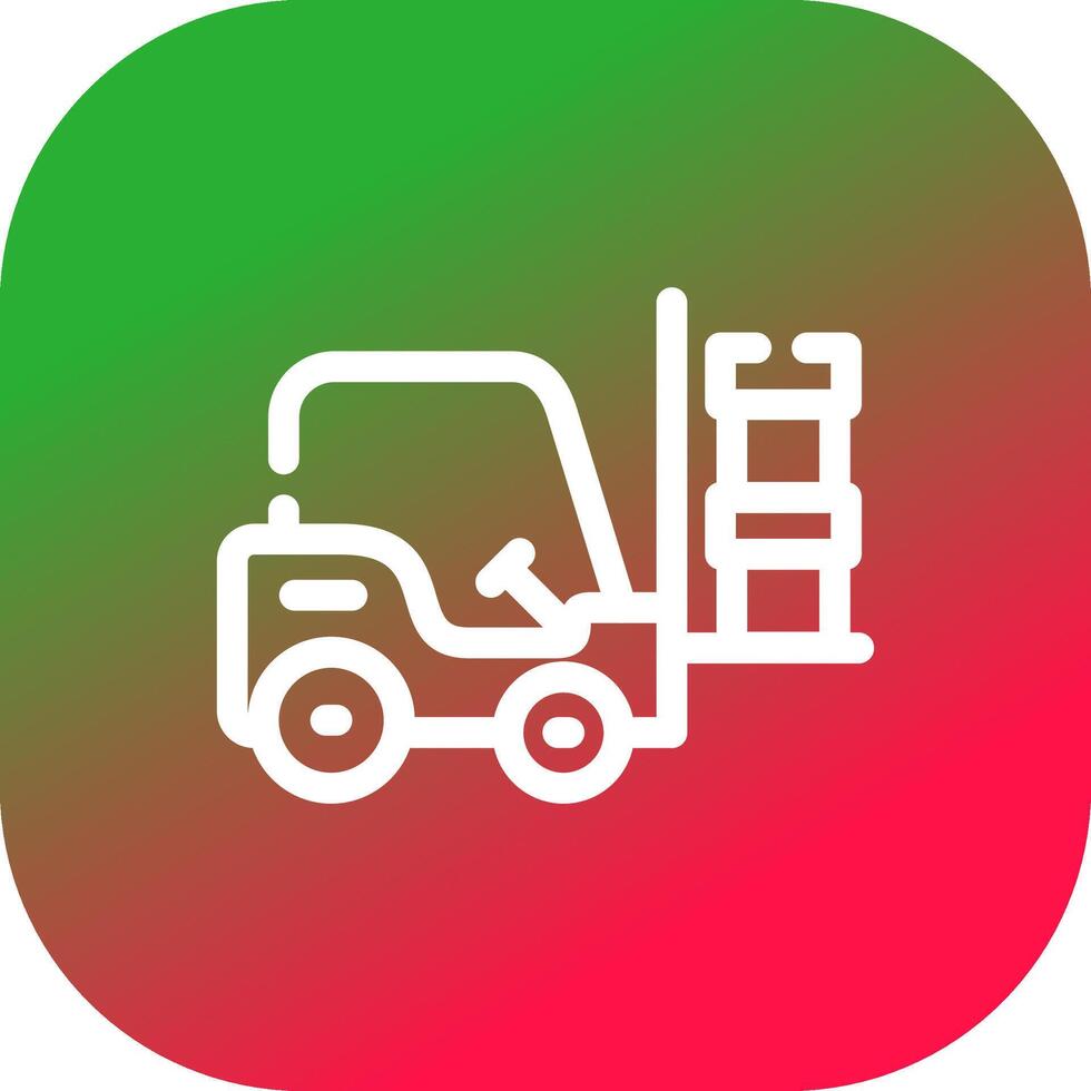 Forklift Creative Icon Design vector