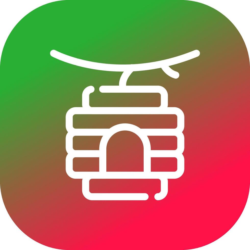 Bee Hive Creative Icon Design vector