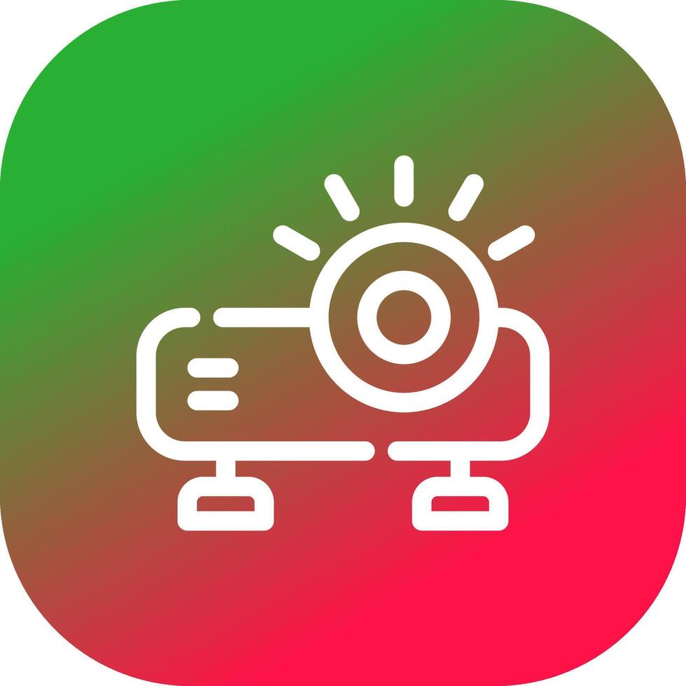 Projector Creative Icon Design vector