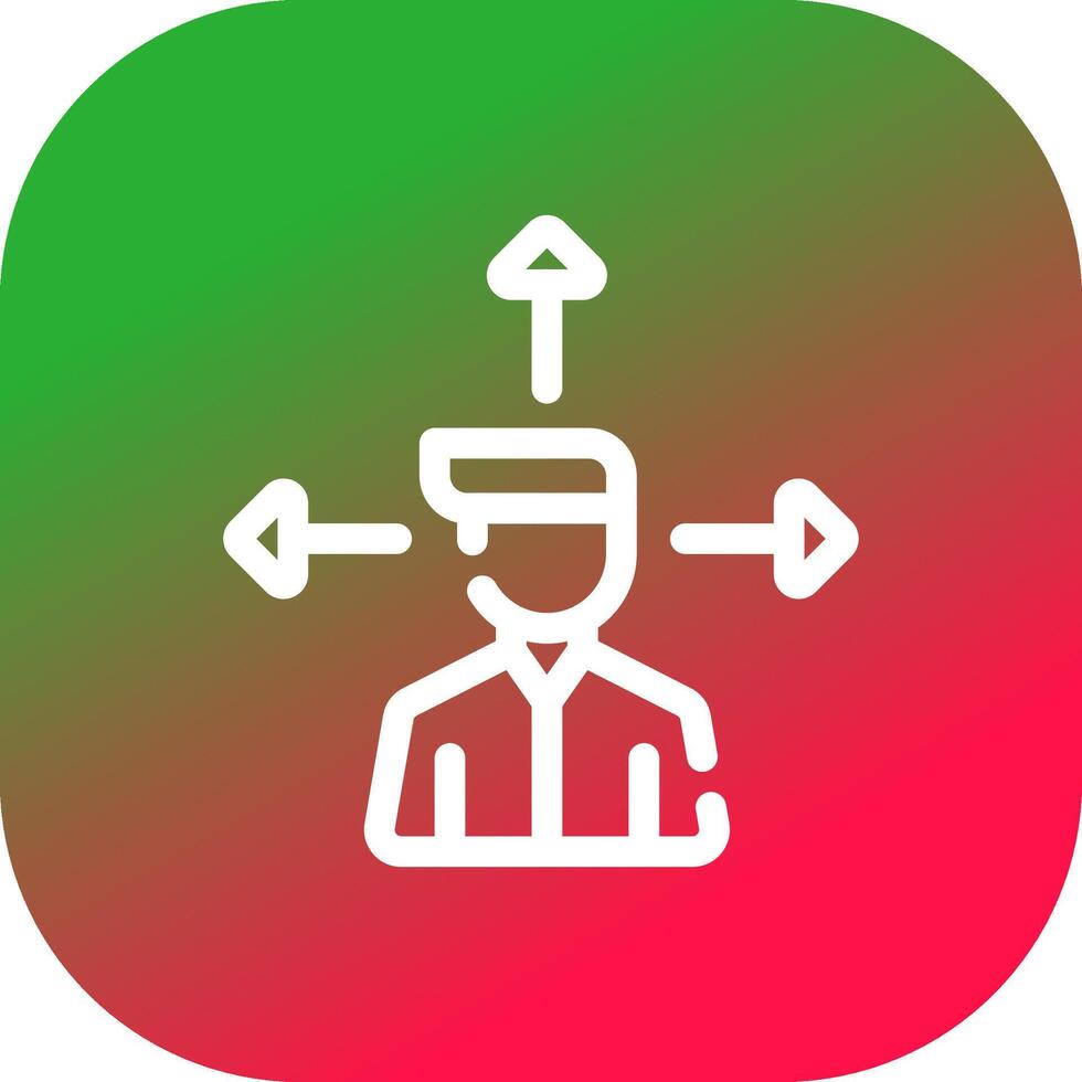 Outsource Management Creative Icon Design vector