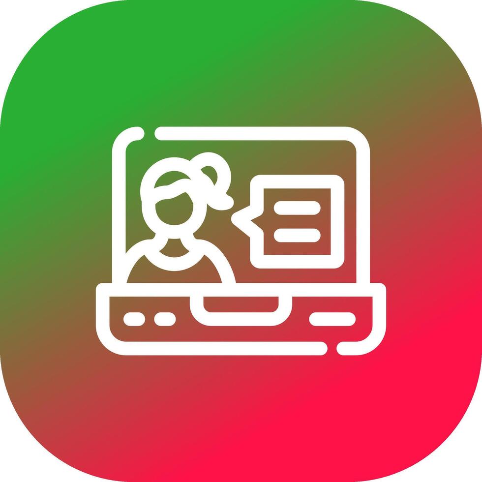 Job Interview Creative Icon Design vector