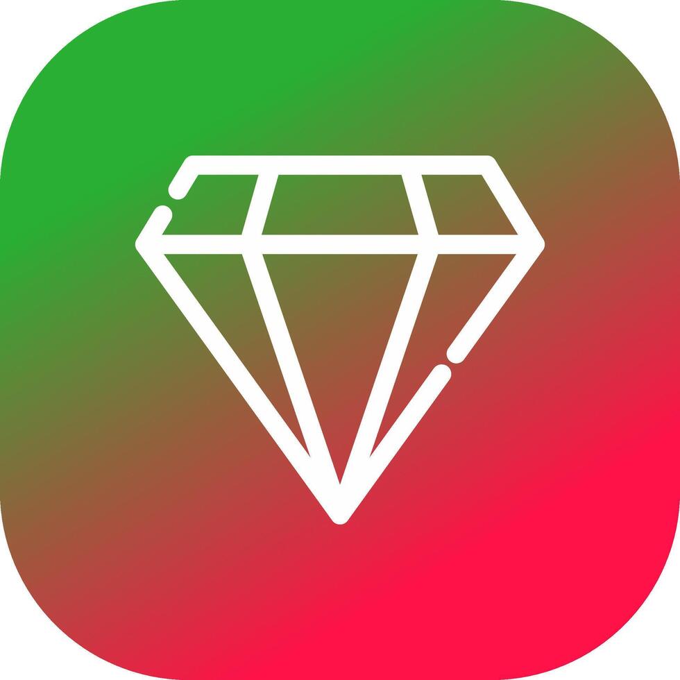 diseño de icono creativo de diamante vector