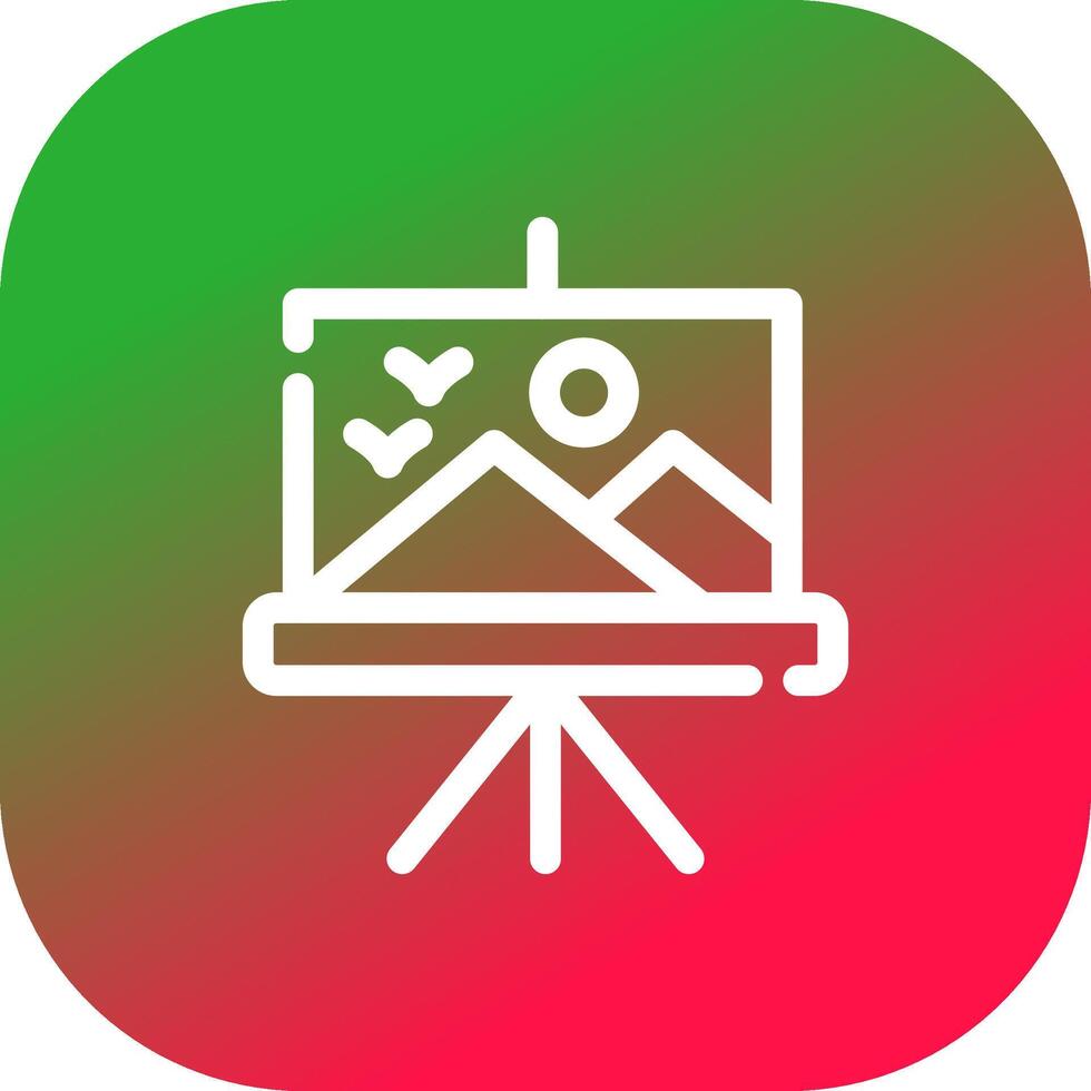 Canvas Creative Icon Design vector