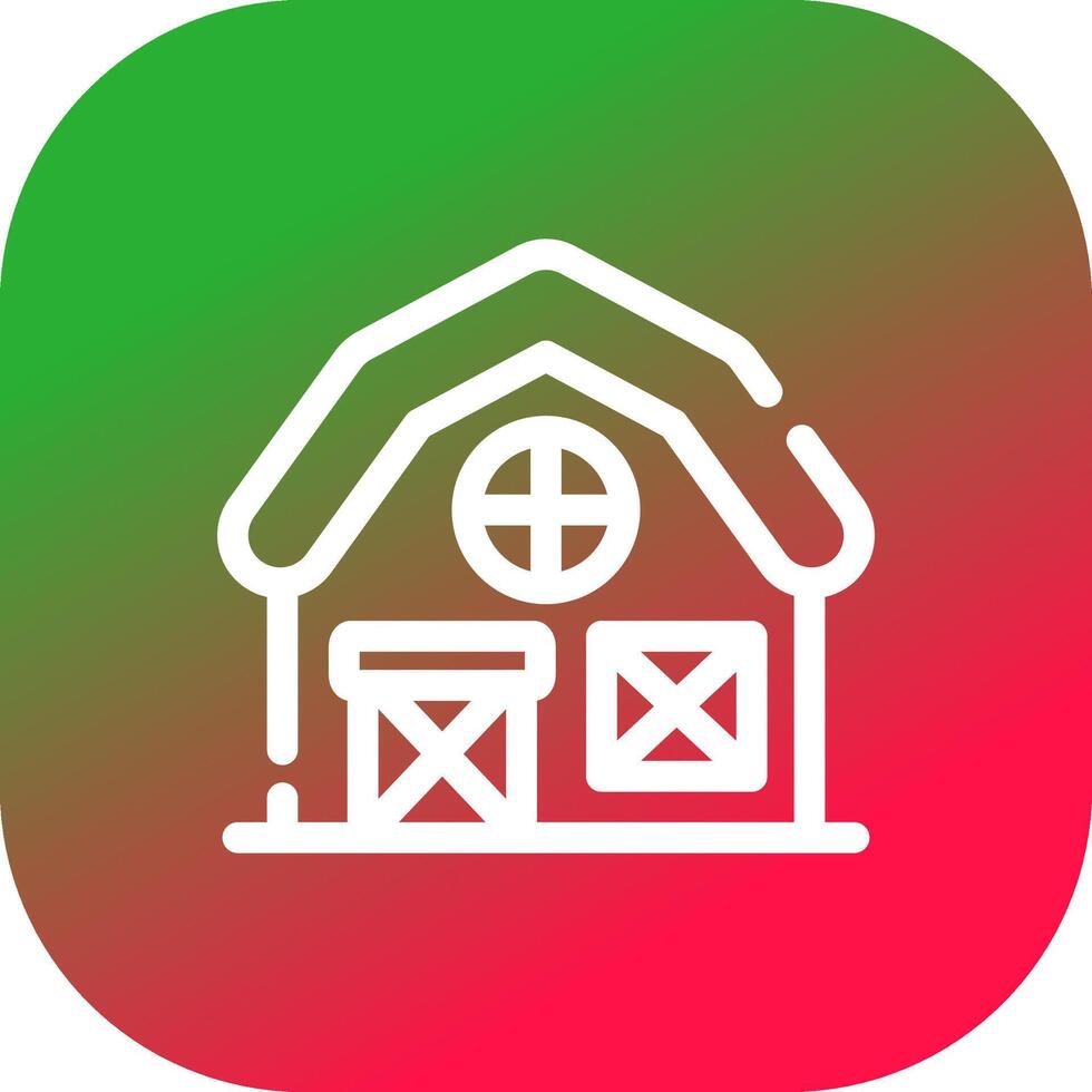 Barn Creative Icon Design vector