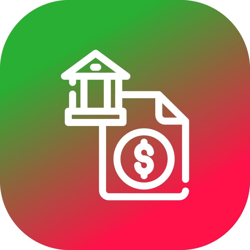 Banking App Creative Icon Design vector