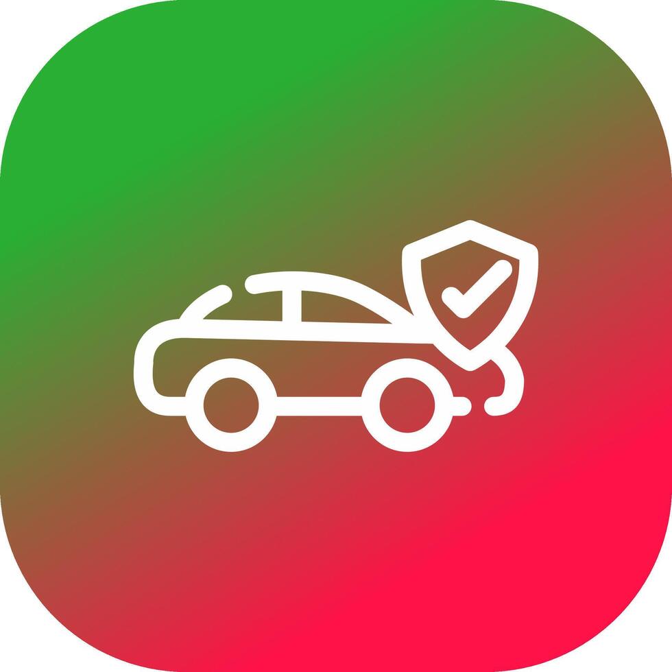 Car Insurance Creative Icon Design vector