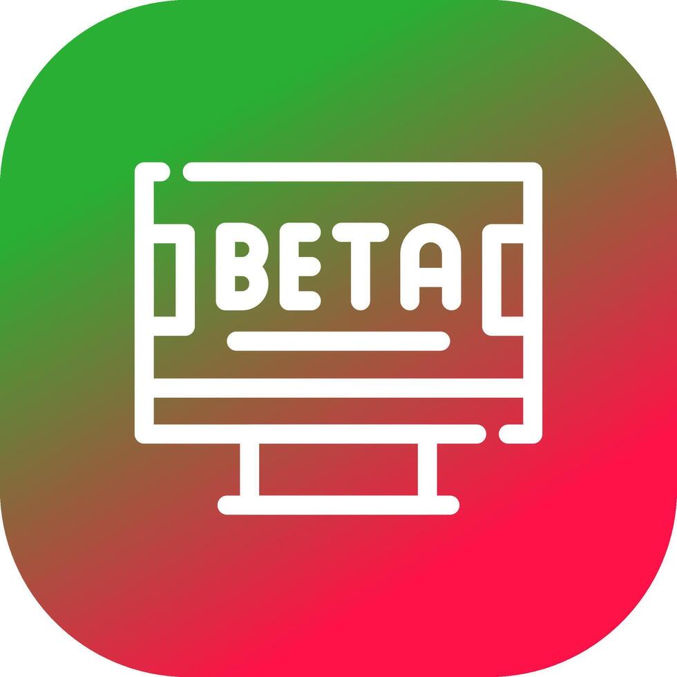 beta creativo icono diseño vector