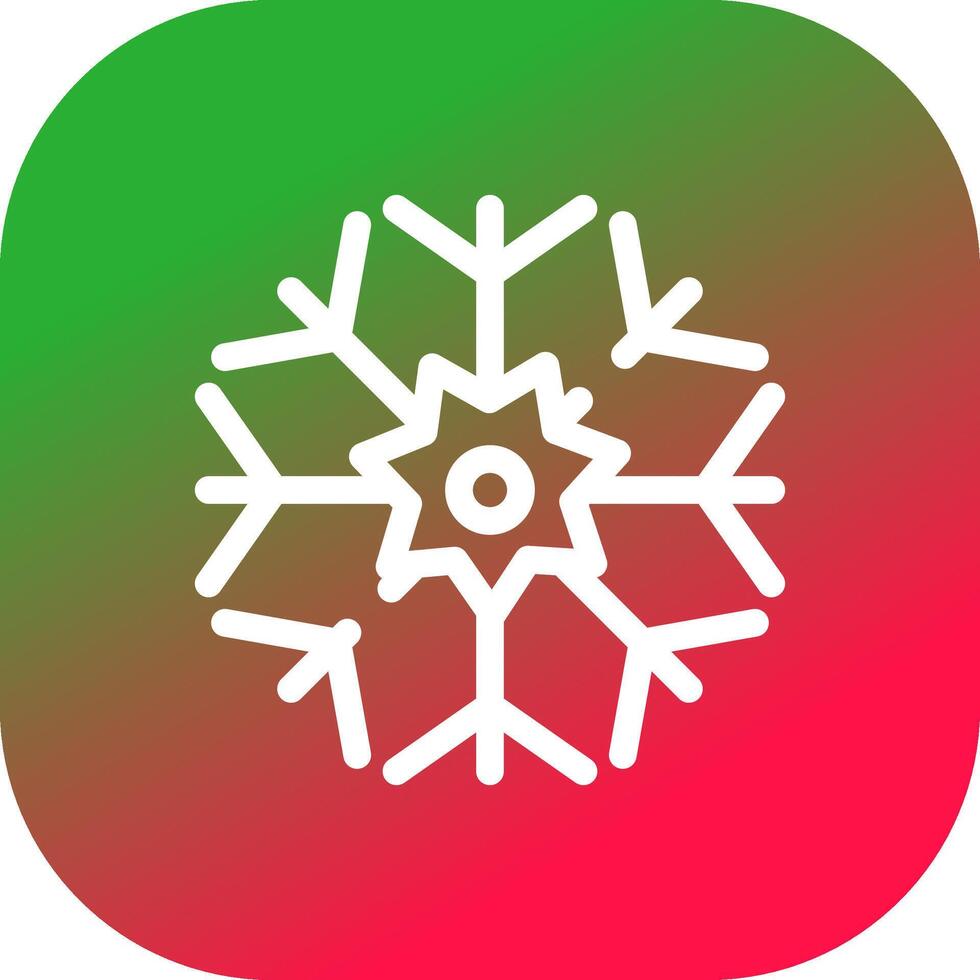 Snowflake Creative Icon Design vector