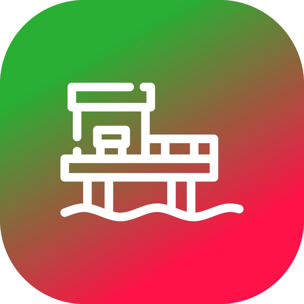 Dock Creative Icon Design vector