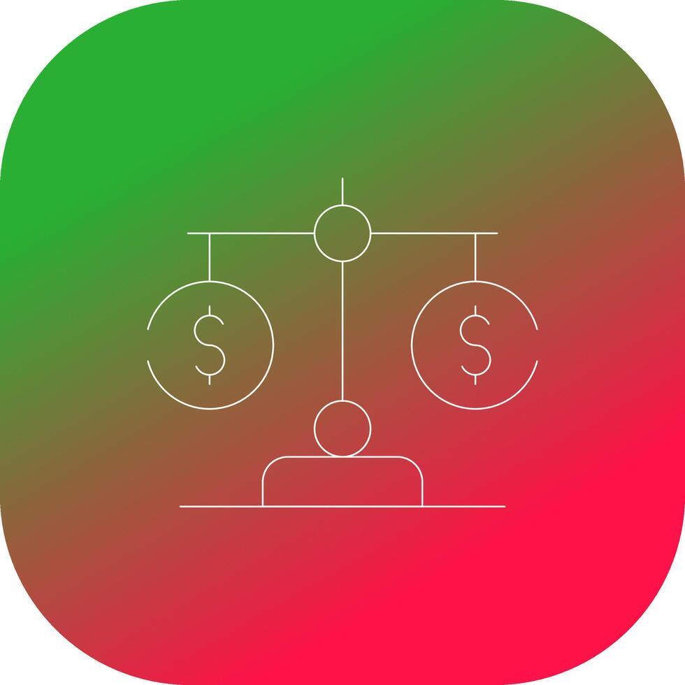 Compare Prices Creative Icon Design vector