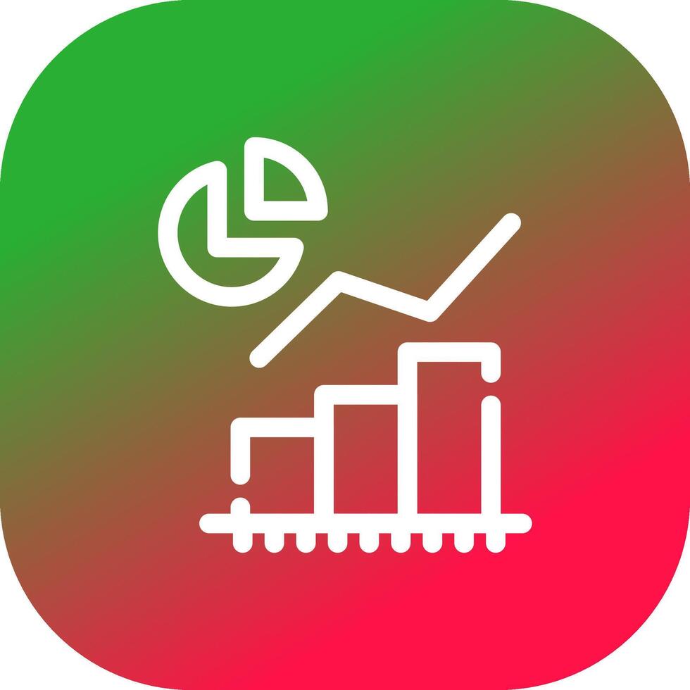 Statistical Analysis Creative Icon Design vector