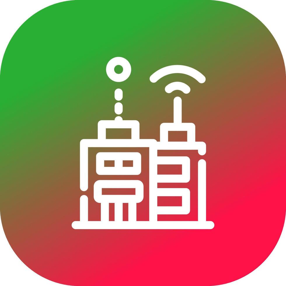 Smart City Creative Icon Design vector