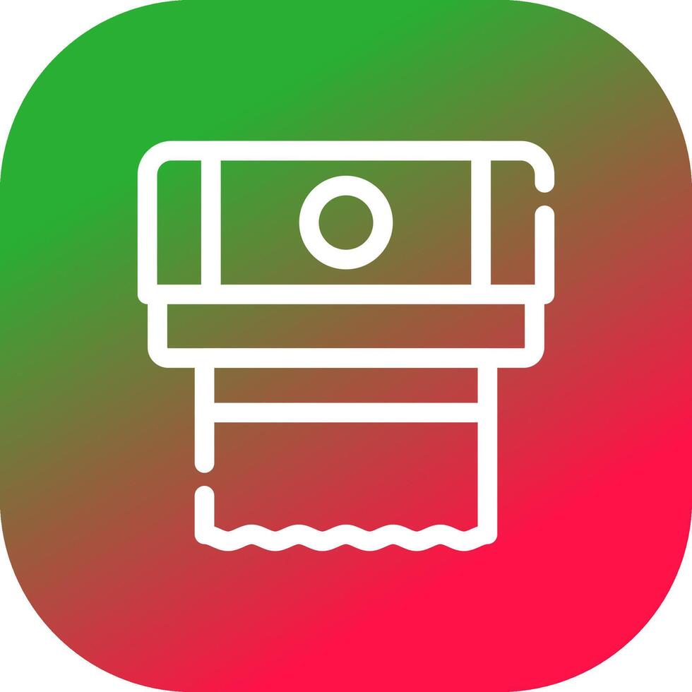 Paper Towel Creative Icon Design vector