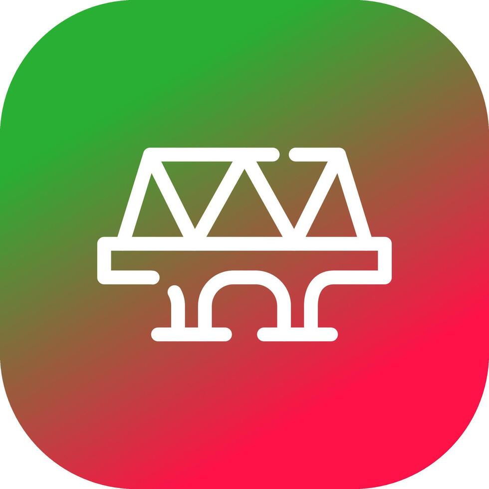 Bridge Creative Icon Design vector