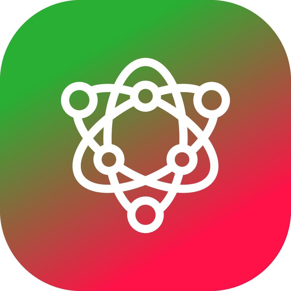 Atom Creative Icon Design vector
