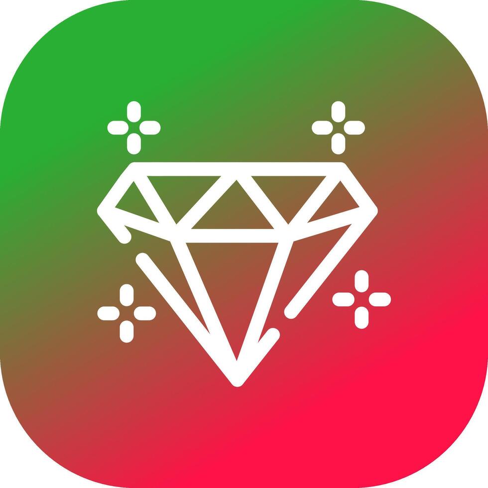 diseño de icono creativo de diamante vector