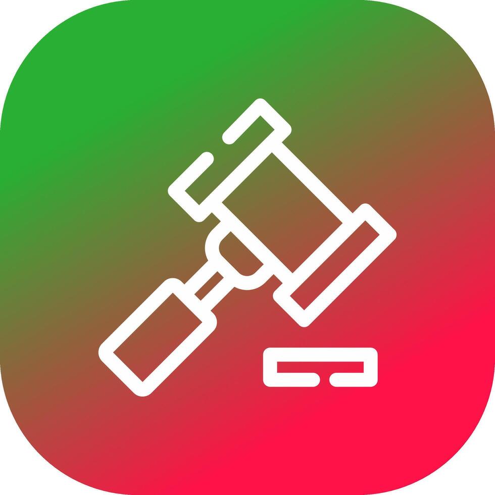 Gavel Creative Icon Design vector
