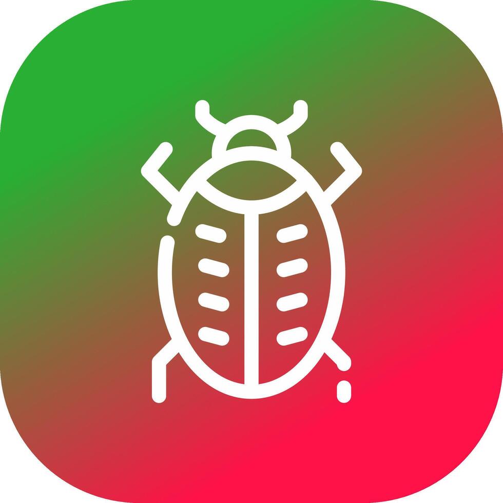 Bug Creative Icon Design vector