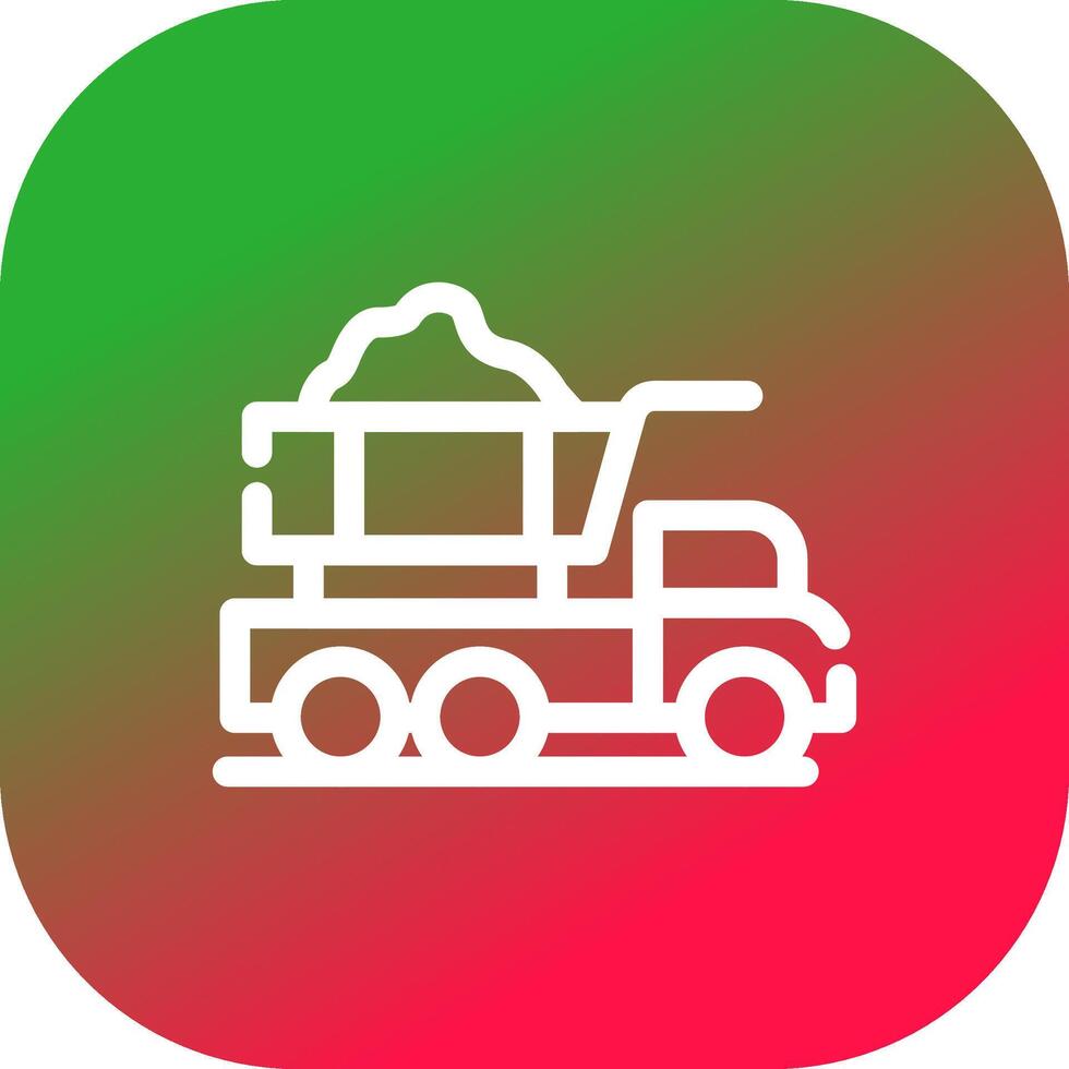 Dump Truck Creative Icon Design vector