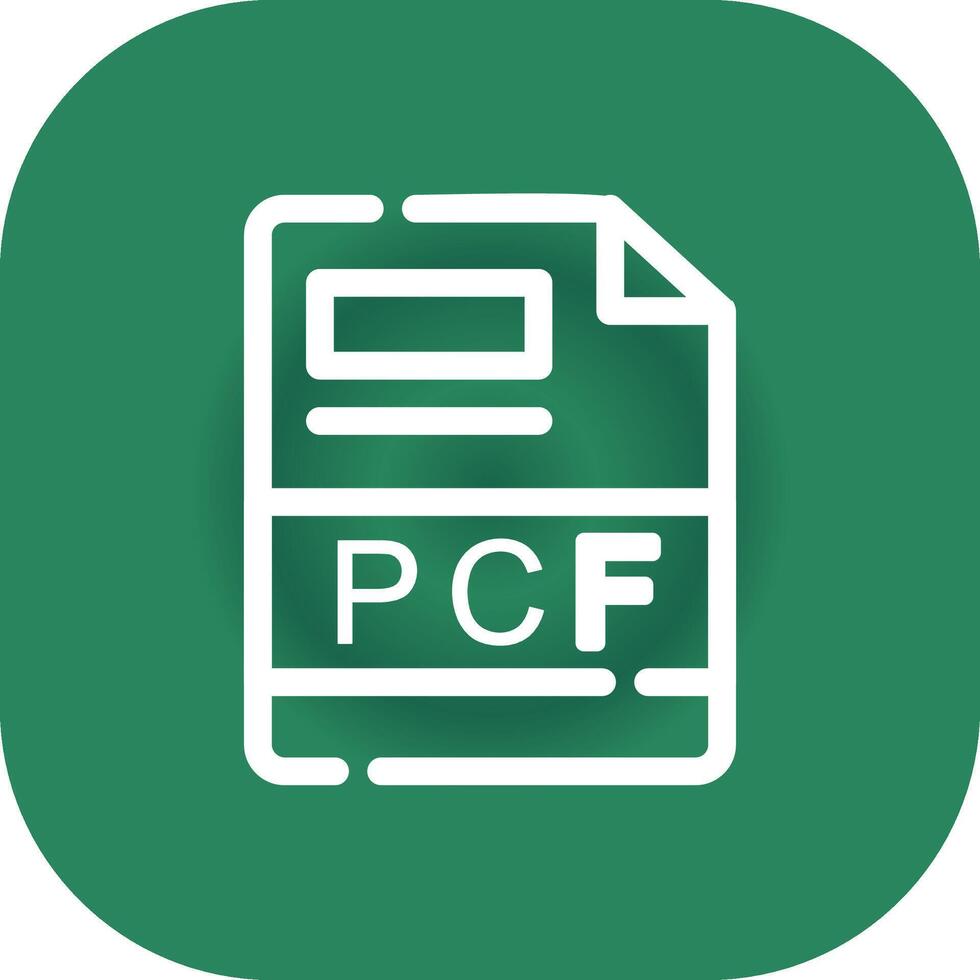 PCF Creative Icon Design vector