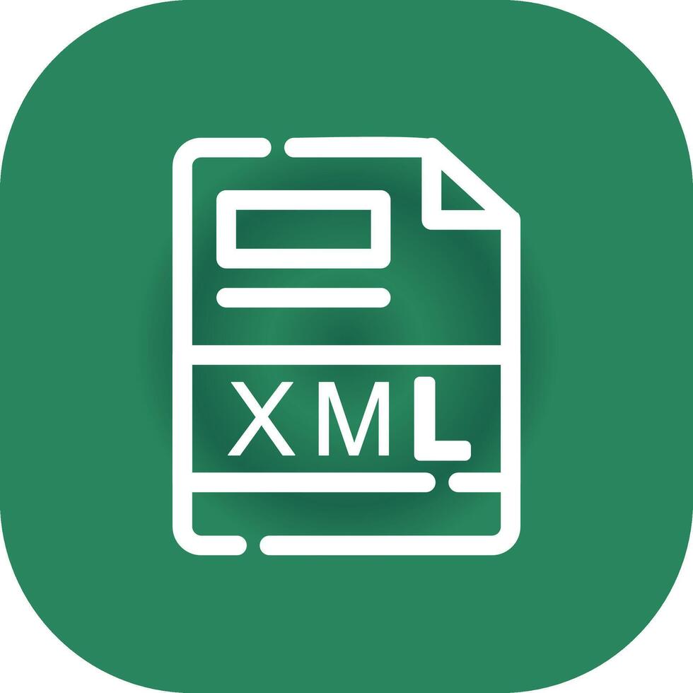 XML Creative Icon Design vector