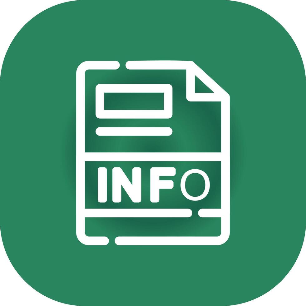 diseño de icono creativo de información vector